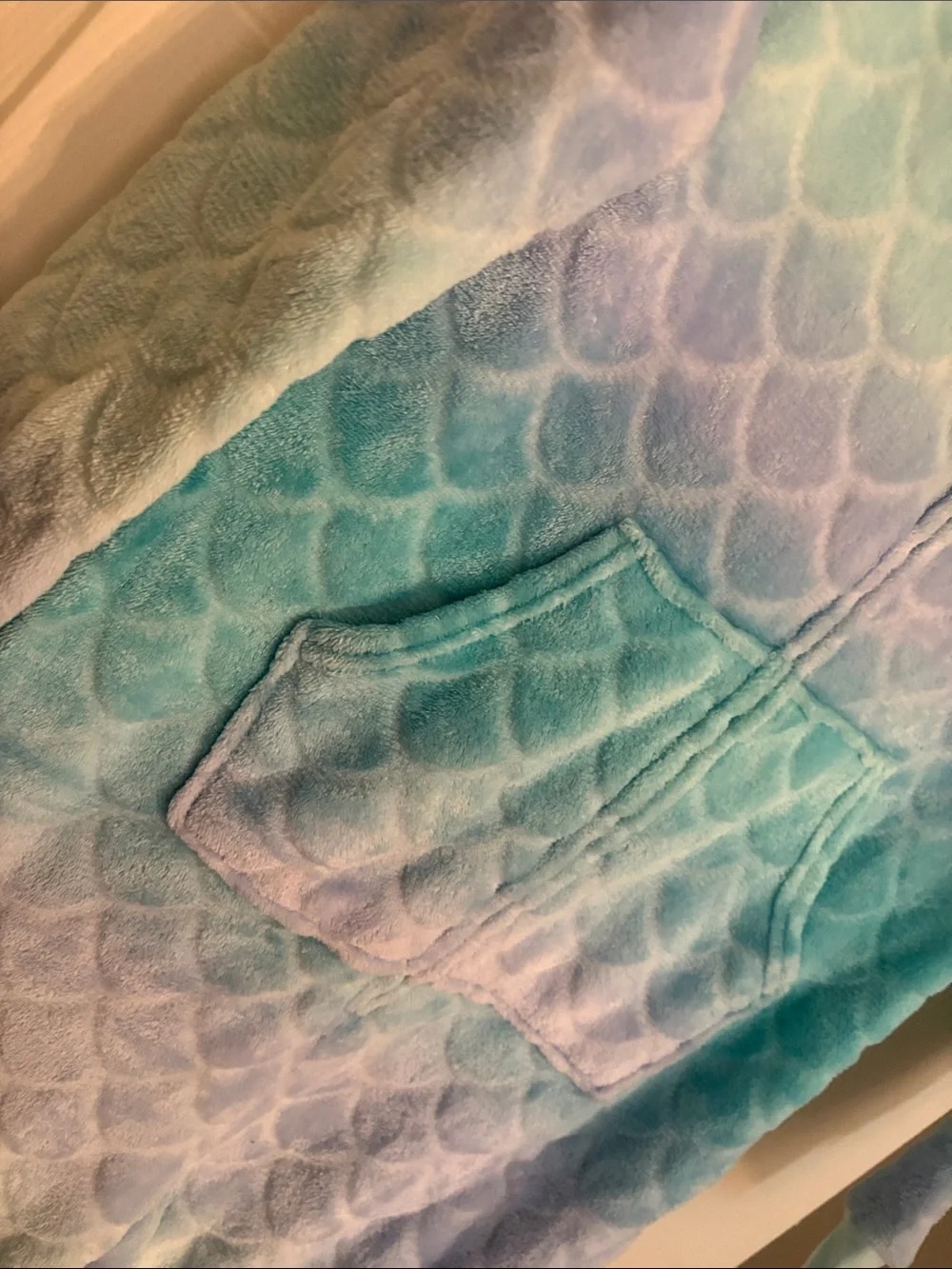 More Than Magic Girls Aqua Teal Lavender Ombre Mermaid Onesie Pajamas